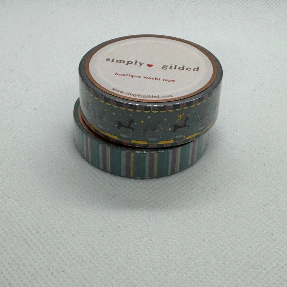 Simply Gilded Carousel Washi Tape Set